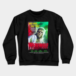 Curse of the Werewolf alternative movie poster Crewneck Sweatshirt